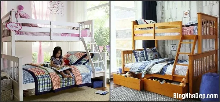 Những mẫu giường tầng siêu đẹp cho phòng bé