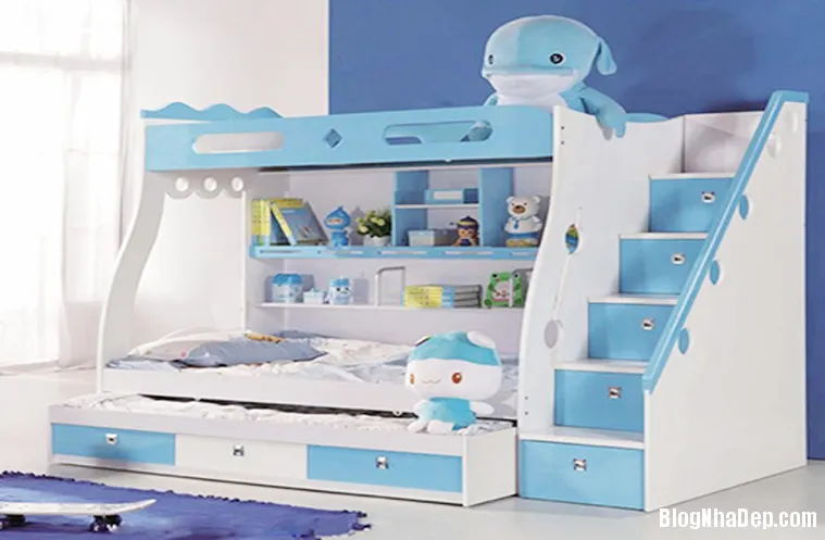 Những mẫu giường tầng siêu đẹp cho phòng bé