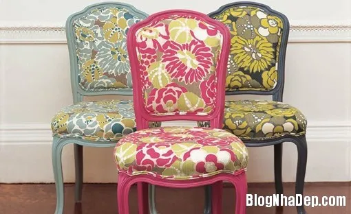 Thiết kế ghế in hoa mang đậm hơi thở mùa xuân