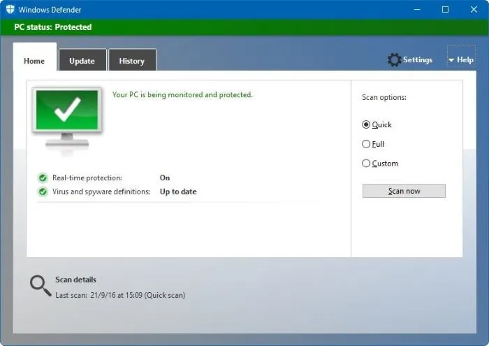 3 Cách Bật/ Tắt Windows Defender Antivirus Trong Windows 10 vĩnh viễn