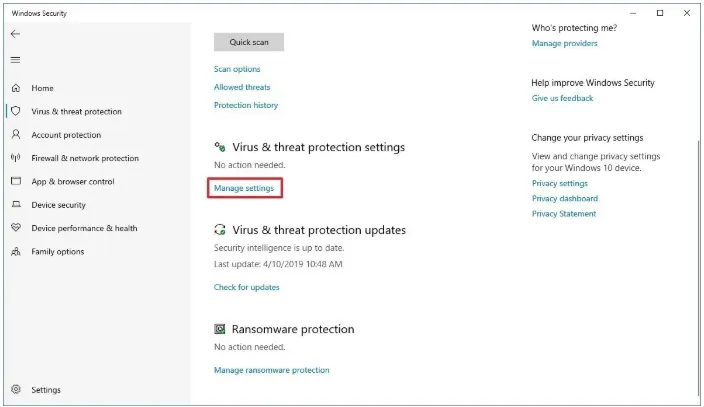 3 Cách Bật/ Tắt Windows Defender Antivirus Trong Windows 10 vĩnh viễn