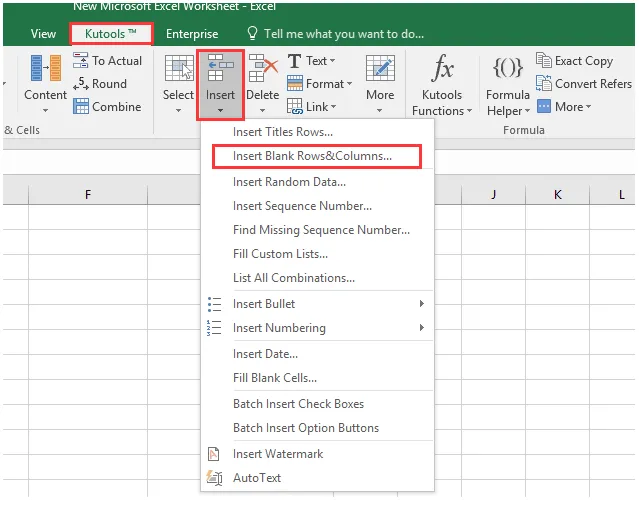 3 Cách Chèn Nhiều Hàng/ Cột trống trong Excel cùng một lúc