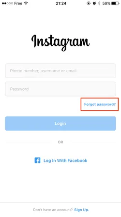 3 Cách Lấy Lại Mật Khẩu Instagram đã quên trên máy tính