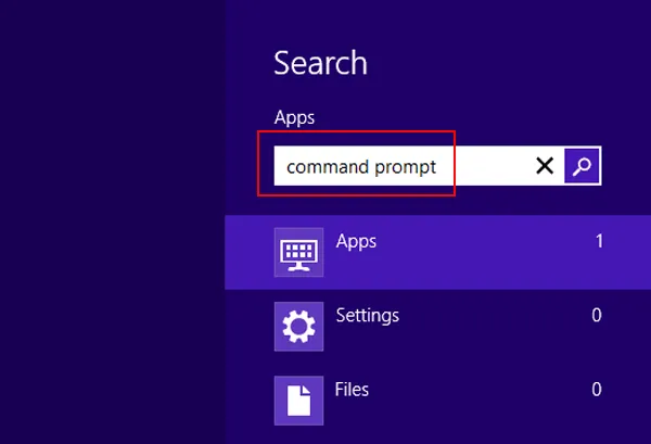 4 Cách để kích hoạt Command Prompt trên máy tính Windows 8