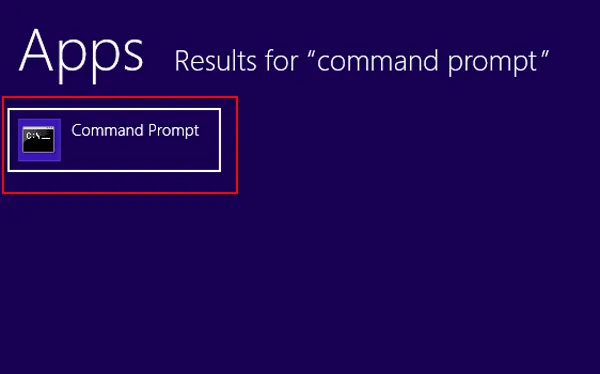 4 Cách để kích hoạt Command Prompt trên máy tính Windows 8