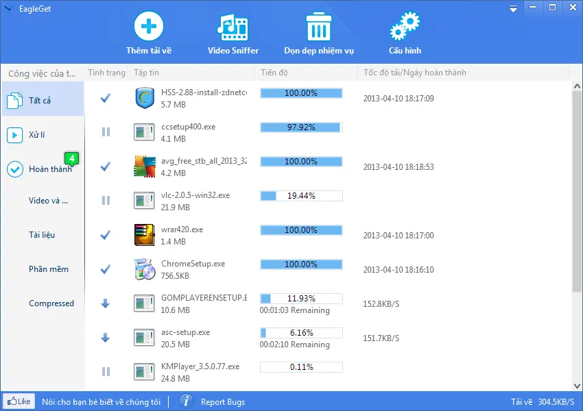 5 Phần mềm Download tốc độ cao miễn phí tốt nhất 2018