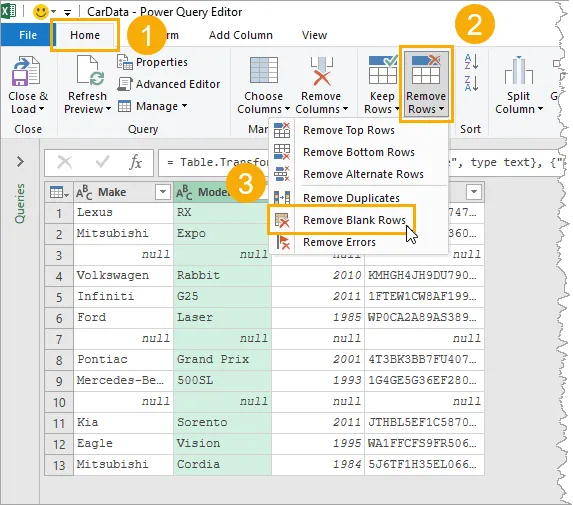 8 Cách xóa hàng trống trong Excel
