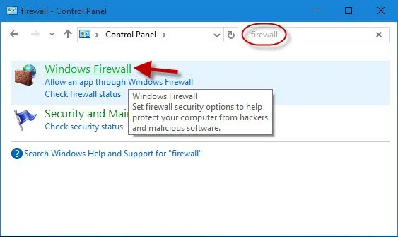 Bật/ Tắt Tường lửa” Windows Firewall” trong Windows 10, 8, 7, Vista và XP