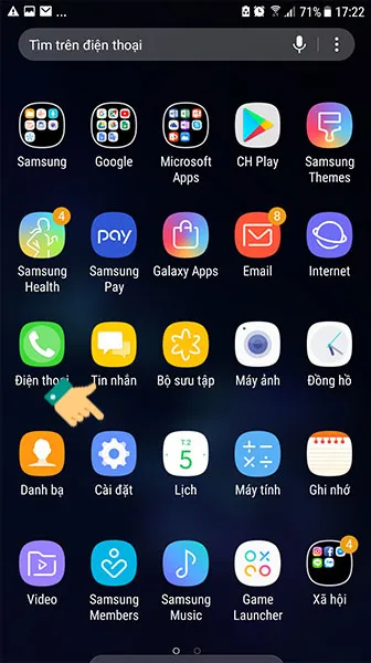 Cách Ẩn ứng dụng trên điện thoại Samsung
