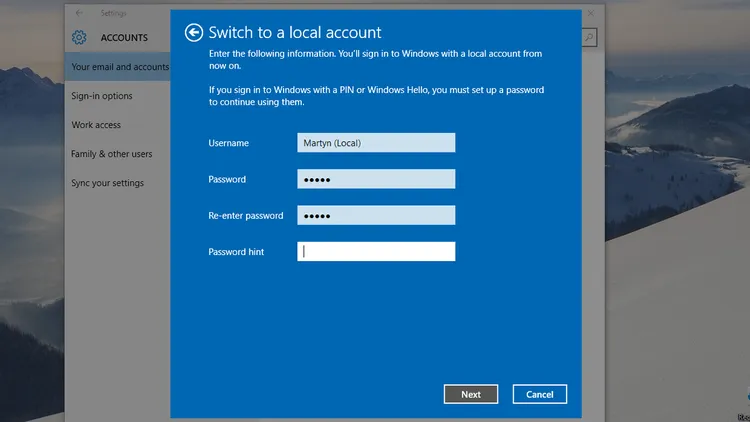 Cách cài đặt Windows 10 mà không cần tài khoản Microsoft
