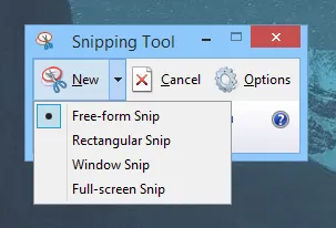 Cách chụp màn hình bằng công cụ Windows Snipping Tool