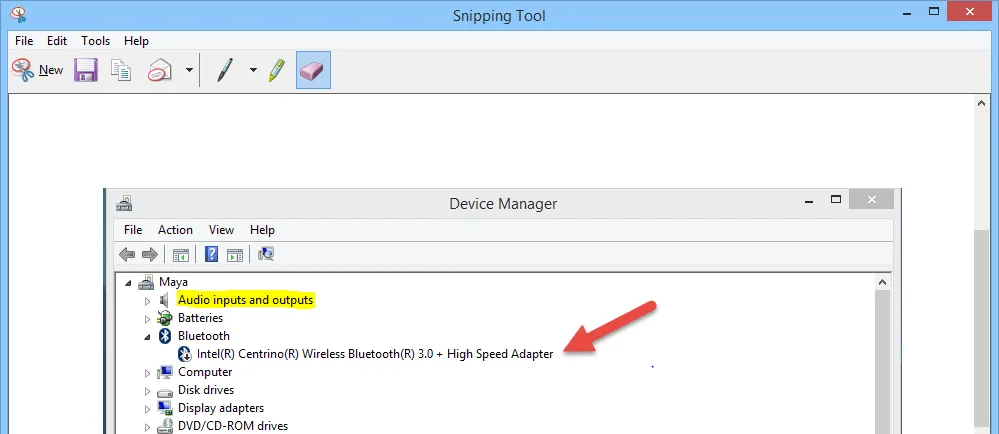 Cách chụp màn hình bằng công cụ Windows Snipping Tool