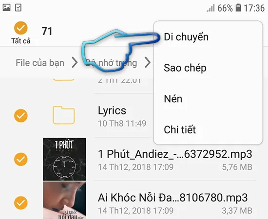 Cách di chuyển “ứng dụng” và “dữ liệu” sang thẻ nhớ trên Samsung, Oppo nhanh