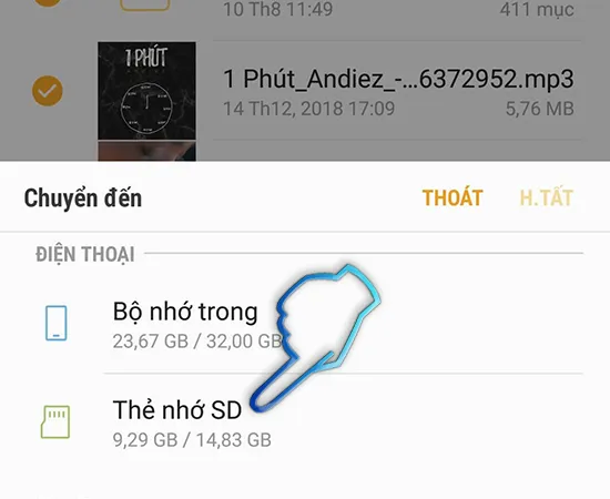 Cách di chuyển “ứng dụng” và “dữ liệu” sang thẻ nhớ trên Samsung, Oppo nhanh