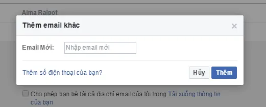 Cách đổi Email Facebook, Thay đổi Email đăng nhập Facebook