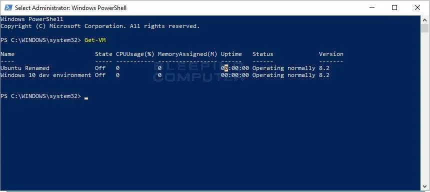 Cách đổi tên máy ảo Hyper-V bằng PowerShell & Hyper-V Manager