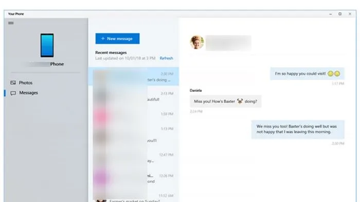 Cách gửi tin nhắn văn bản từ Windows 10 PC