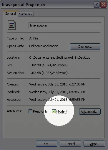Cách hiện/ẩn các file, thư mục trên máy tính