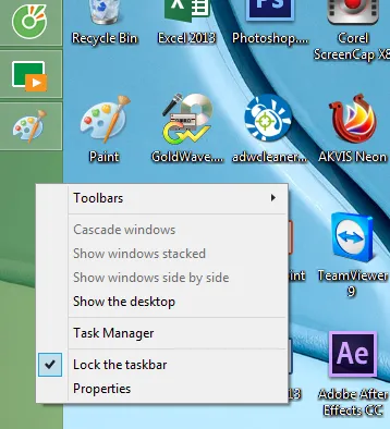 Cách Kéo thanh Taskbar về vị trí cũ trong Windows