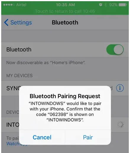 Cách kết nối iPhone với Windows 10 qua Bluetooth