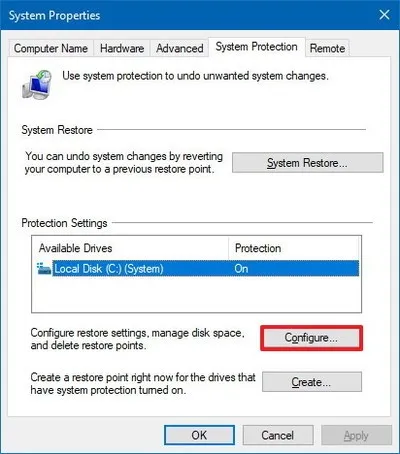 Cách Khôi phục Hệ thống trên Windows 10 bằng System Restore