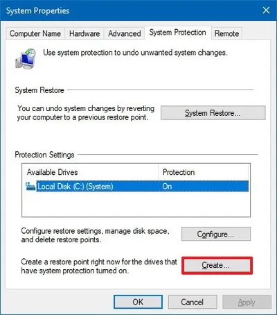 Cách Khôi phục Hệ thống trên Windows 10 bằng System Restore