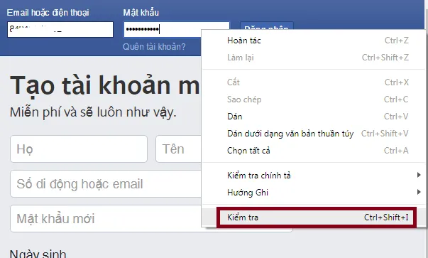 Cách làm Trình Duyệt hiển thị Mật Khẩu đã lưu thay vì các dấu chấm