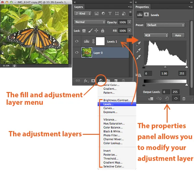 Cách Sử dụng Adjustment Layers điều chỉnh Màu sắc trong Photoshop CS6