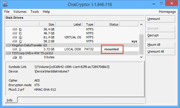 Cách sử dụng DiskCryptor để mã hóa các phân vùng trong Windows