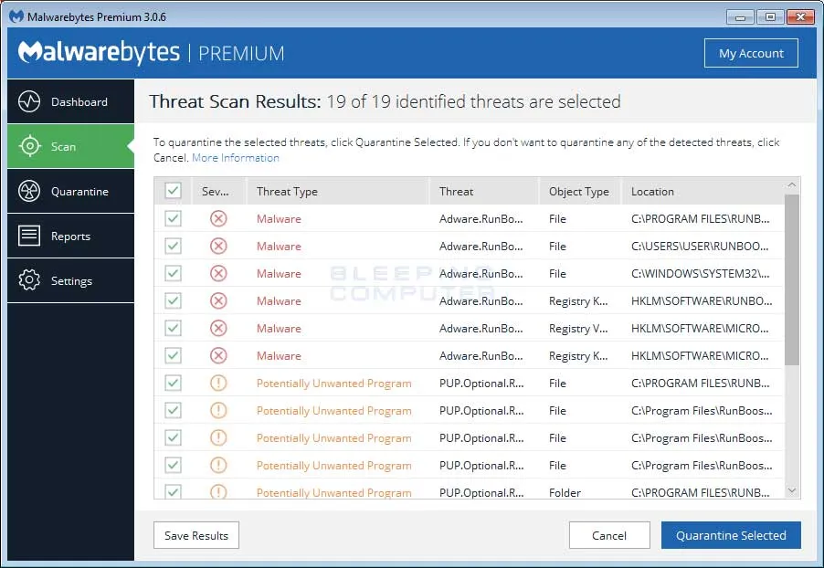 Cách Sử dụng Malwarebytes Anti-Malware để Quét và Xóa Phần Mềm Độc Hại khỏi máy tính