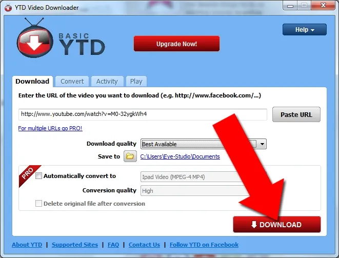 Cách sử dụng YTD video downloader nhanh với 6 bước