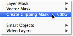 Cách tạo một Clipping Mask trong Photoshop