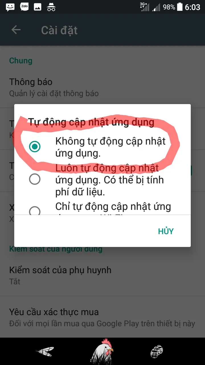 Cách tắt cập nhật ứng dụng tự động trên điện thoại Android của bạn