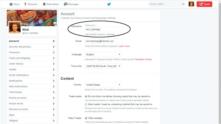 Cách thay đổi Tên người dùng, Tên hiển thị trên Twitter của bạn