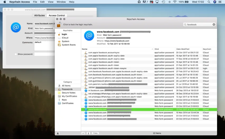 Cách tìm bất kỳ mật khẩu nào trên máy Mac
