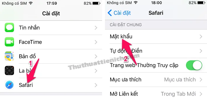 Cách xem mật khẩu đã lưu trong trình duyệt Safari trên iPhone/ iPad/ Macbook