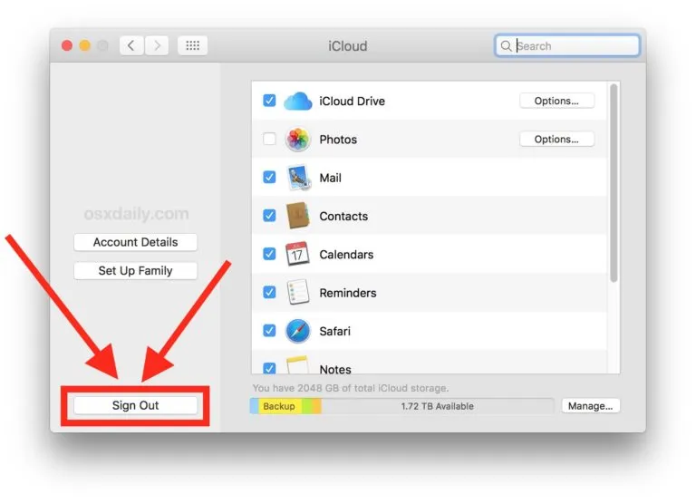 Cách xóa tài khoản ID Apple/ iCloud trên máy Mac