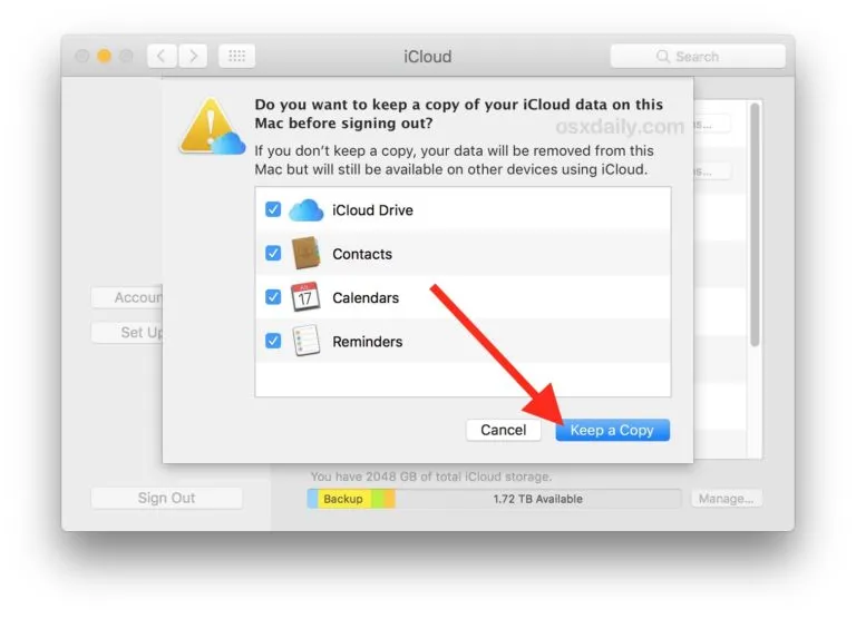 Cách xóa tài khoản ID Apple/ iCloud trên máy Mac