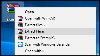 Chuyển đổi file RAR sang ZIP bằng WinRAR