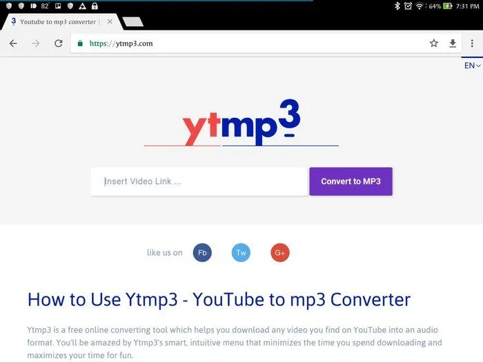 Chuyển đổi Video YouTube sang MP3 bằng Ytmp3 nhanh chóng