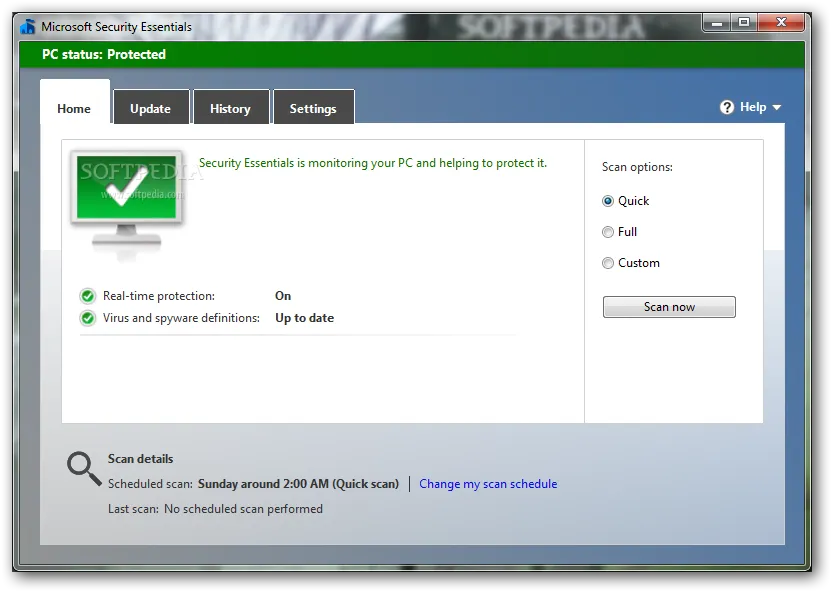 Download Microsoft Security Essentials 4.4.304 XP – Phần mềm diệt Virut miễn phí của Microsoft