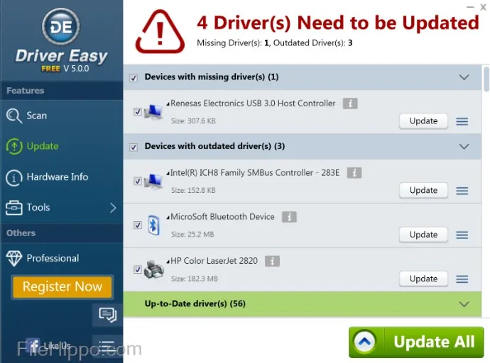 DriverEasy 5.1.6.18378 – Tự động tải về và cập nhật Driver