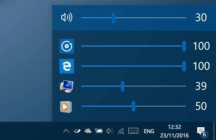 EarTrumpet: Điều chỉnh âm lượng cho các ứng dụng cá nhân trong Windows 10