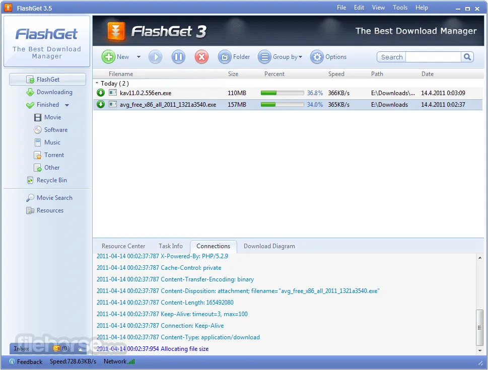 Flashget 3.7 – Phần mềm tăng tốc Download tốt nhất cho máy tính