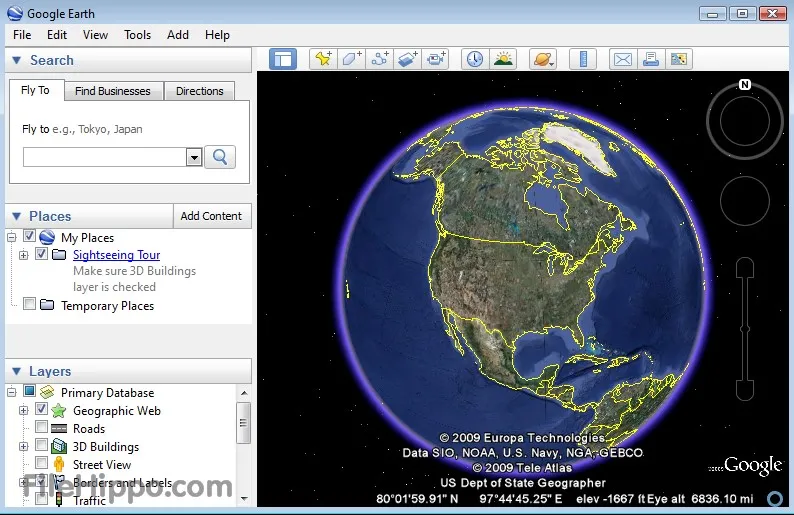 Google Earth 7.1.8.3036 – Xem hình ảnh vệ tinh, bản đồ 3D