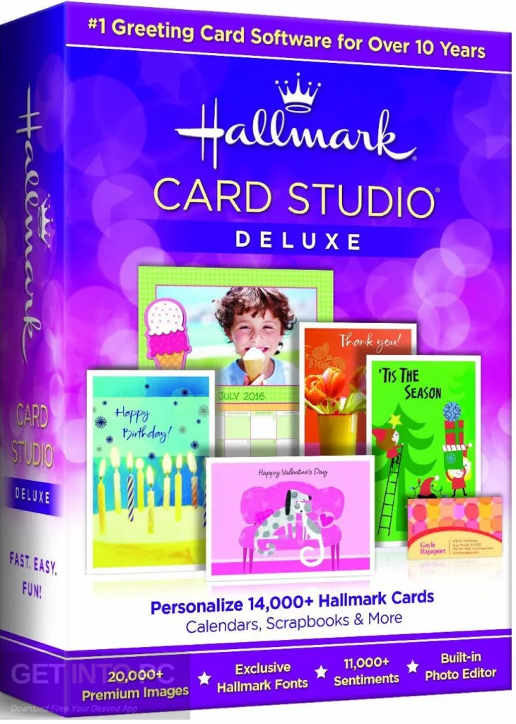 Hallmark Card Studio 2018 Deluxe miễn phí – Thiết kế và in các thiệp chúc mừng