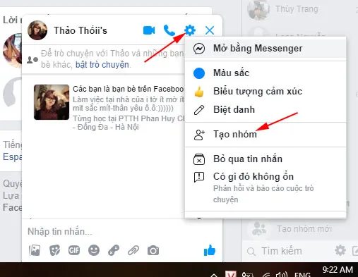 Hướng dẫn cách Tạo Nhóm Chat trên Facebook, Messenger