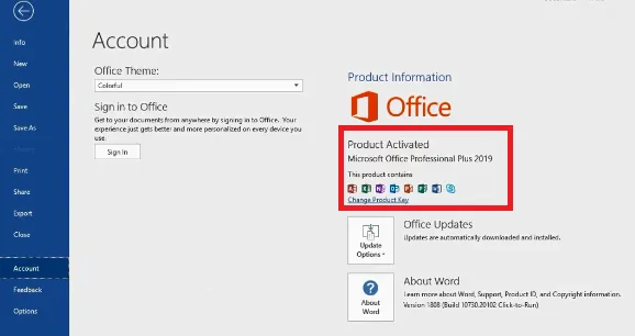 Hướng dẫn Download+Cài đặt Microsoft Office 2019 full Key Kích hoạt