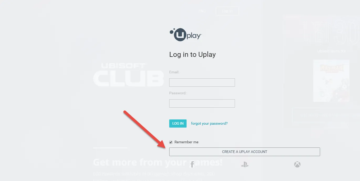 Hướng dẫn Tạo Tài Khoản Uplay và Ubisoft Club