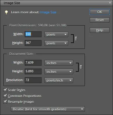 Hướng dẫn Thay đổi Kích thước hình ảnh bằng pixel thay vì inch bằng Adobe Photoshop Elements